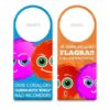 Aviso De Porta Fofuras Da Maçaneta – Dois Corações Fazend - 211845 - Image 2