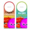 Aviso De Porta Fofuras Da Maçaneta – A Porta é Corta Fogo - 426561 - Image 2