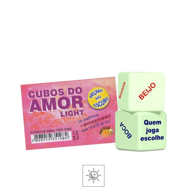 Dado Duplo Brilha No Escuro – Cubos do Amor Light - 887481