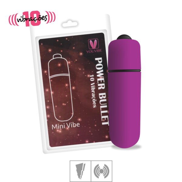 Cápsula Vibratória Power Bullet 10 VibraçõesVP – Roxo - 468630
