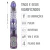 Vibrador Rotativo Vai e Vem VP – Roxo - 938976 - Image 2