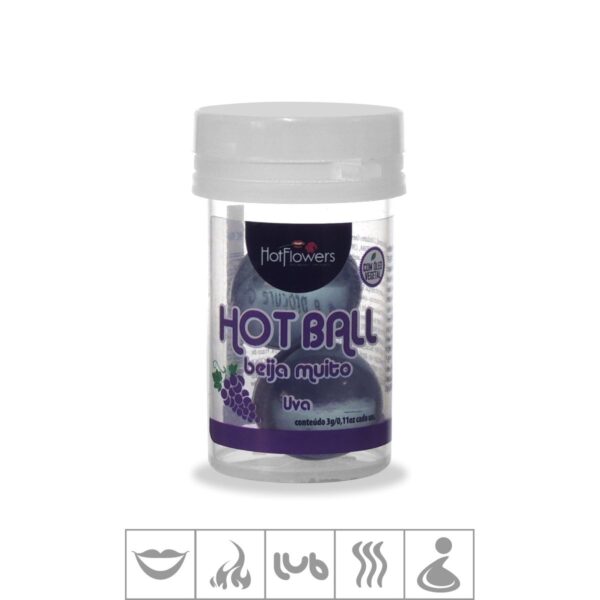 Bolinha Beijável Hot Ball Com 2un – Uva - 756118
