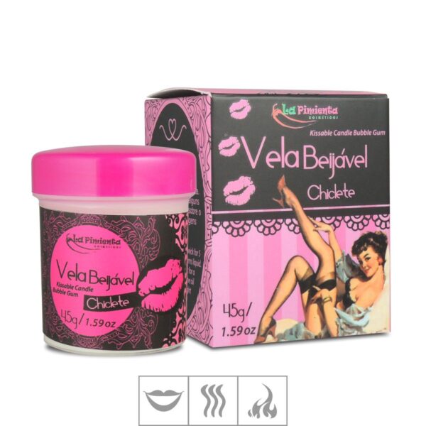Vela Beijável La Pimienta 45g – Chiclete - 943378