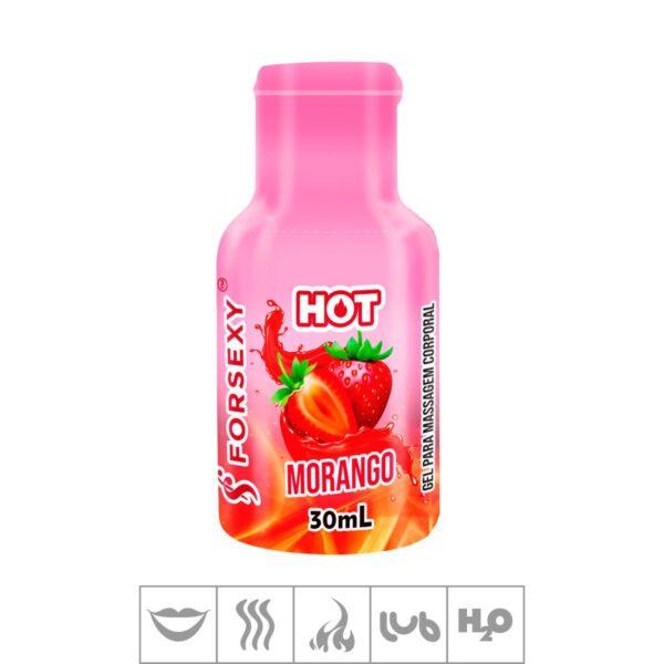 Gel Comestível For Sexy Hot 30ml – Morango - 665533