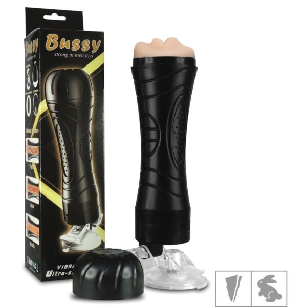 Masturbador Lanterna em Cyberskin Com Vibro VP – Boca - 658486