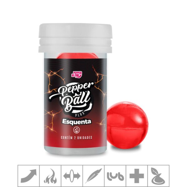 Bolinha Funcional Pepper Ball Plus 2un – Esquenta - 900916