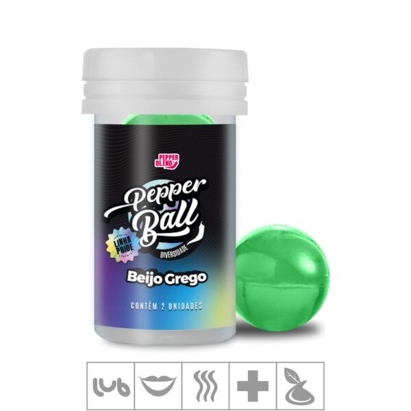 Bolinha Funcional Pepper Ball Linha Pride 2un – Beijo Grego - 157527