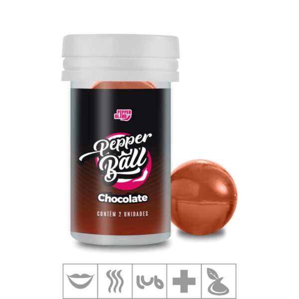 Bolinhas Beijáveis Pepper Ball 2un – Chocolate - 614356