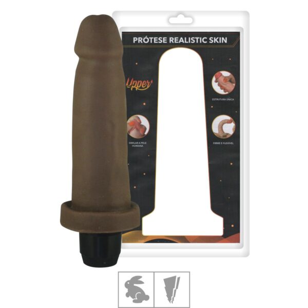 Prótese 14x11cm Com Vibro Tom Upper – Marrom - 405883