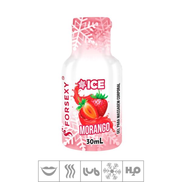 Gel Comestível For Sexy Ice 30ml – Morango - 123578