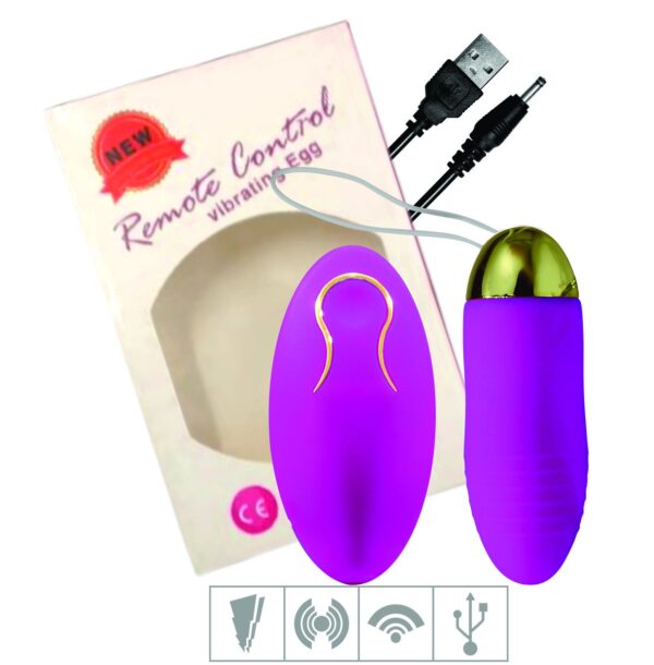 Bullet 10 vibrações Controle Wireless – – Roxo - 436021