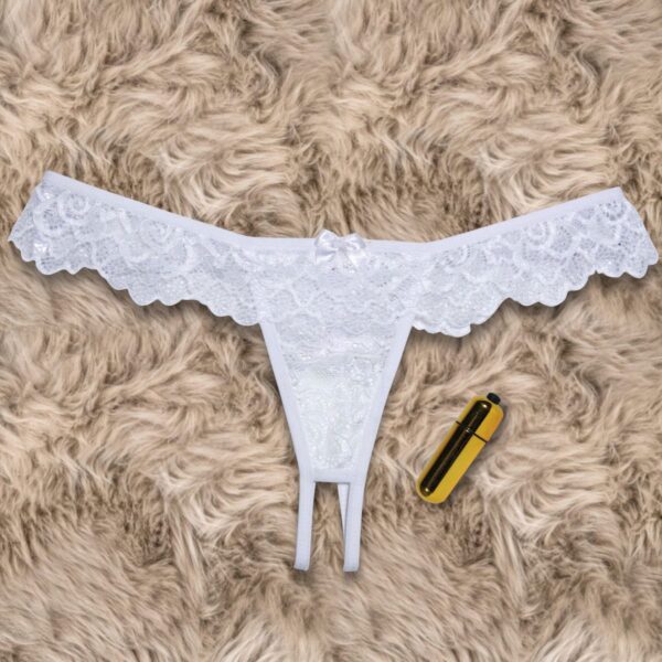 Calcinha Com Vibro Plus Size – Branco - 521950