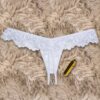 Calcinha Com Vibro Plus Size – Branco - 521950 - Image 2
