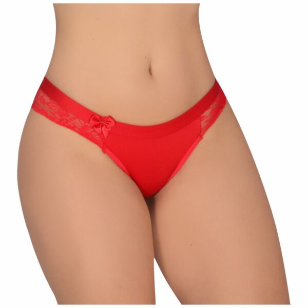 Calcinha Com Renda – Vermelho - 502602