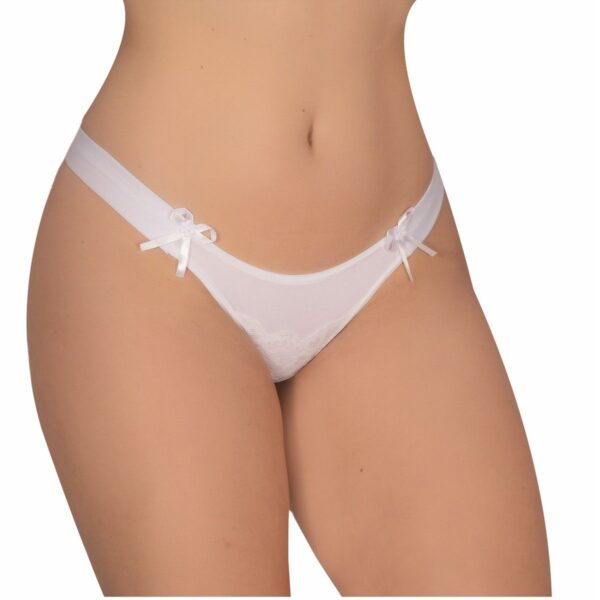 Calcinha Com Laços na Frente – Branco - 709824