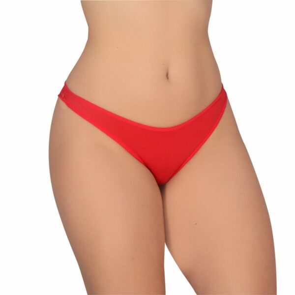 Calcinha Com Detalhe em Strass – Vermelho - 472886