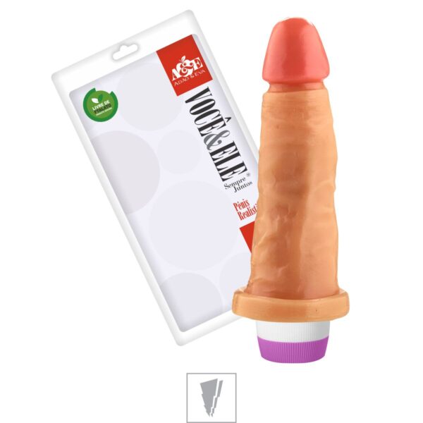 Prótese 13x14cm Com Vibro – Bege - 526710