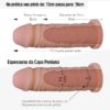 Capa Peniana de 13 Para 18cm em CyberSkin Desire – Bege - 321655 - Image 2