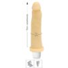 Prótese 19x15cm Com Vibro Cyber Dildo – Bege - 353861 - Image 2