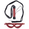 Chicote 80cm + Máscara Dominatrixxx – Vermelho - 729738 - Image 2