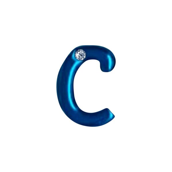 Letras Para Personalização Azul – C - 887431