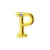 Letras Para Personalização Dourada – P - 877773 - Image 2