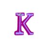Letras Para Personalização Rosa – K - 130699 - Image 2