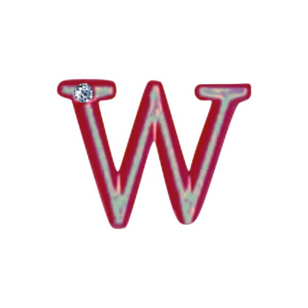 Letras Para Personalização Vermelha – W - 671564