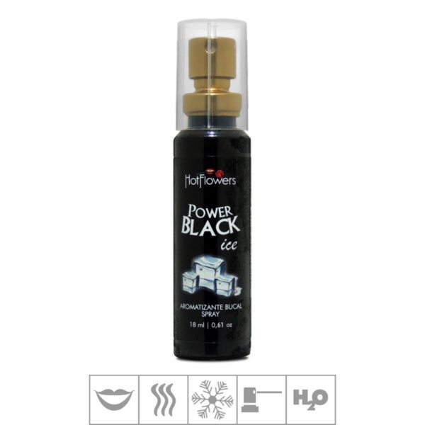 Aromatizante Bucal Power Black Ice Spray 18ml – Padrão - 885853