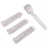 Kit Bondagem 4 Amarra em Couro Sintético – Branco - 645116 - Image 2
