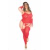 Camisete Liga Plus Size – Vermelho - 257329 - Image 2