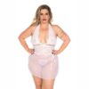 Camisola Renda Curta Plus Size – Branco - 527847 - Image 2