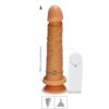 Prótese 18x14cm Com Vibro e Ventosa – Bege - 611184 - Image 2