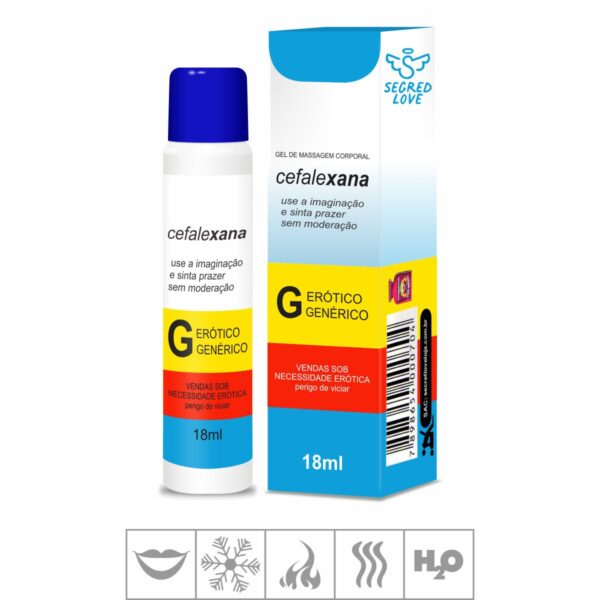 Gel Comestível Cefalexana 18ml – Morango - 905745
