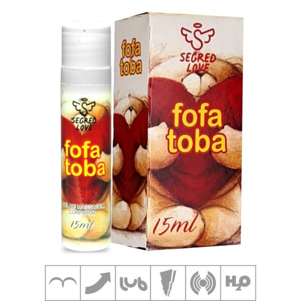 Gel Para Sexo Anal Fofa Toba 15ml – Padrão - 687269