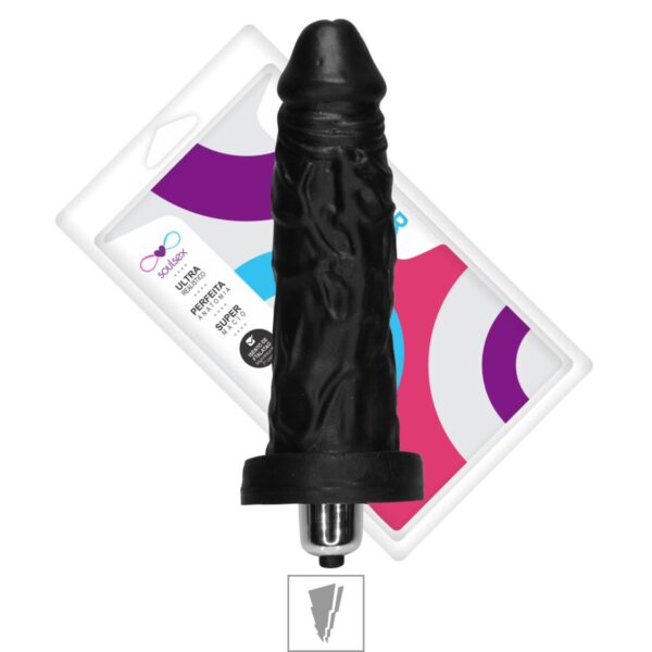 Prótese 13x11cm Com Vibro – Preto - 383187