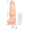 Prótese 14x16cm Com Vibro Ventosa e Escroto – Bege - 851248 - Image 2