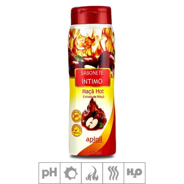 Sabonete Feminino Íntimo Apinil 200ml – Maçã Hot - 113894