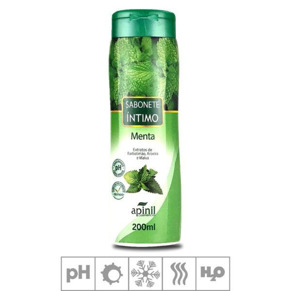 Sabonete Feminino Íntimo Apinil 200ml – Menta - 767610