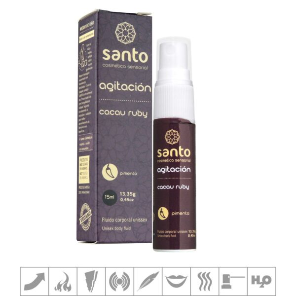 Excitante Unissex Agitación Spray 15ml – Cacau Ruby - 803342