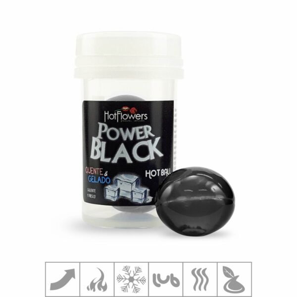 Bolinha Funcional Hot Flowers Com 2un – Power Black - 941426