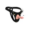Cinta Com Prótese 12x13cm e Vibro – Bege - 576615 - Image 2