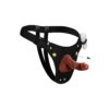 Cinta Com Prótese 12x13cm e Vibro – Marrom - 401472 - Image 2