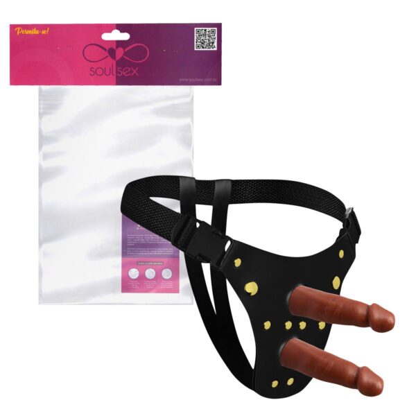 Cinta Com 2 Prótese – Marrom - 925081