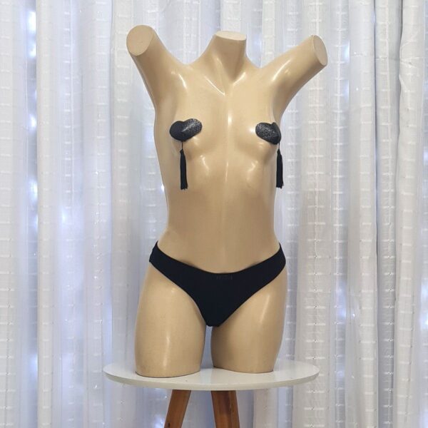 Calcinha Fio Duplo Íntima Delas – Preto - 512826