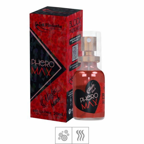 Perfume Unissex Phero Max Mistic Black 20ml – Padrão - 974164