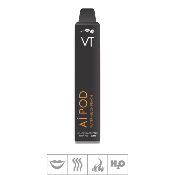 Gel Comestível Aí Pod Hot 20ml – Watermelon Peach - 928722