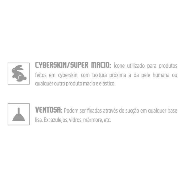 Prótese 14x11cm Com Ventosa Tom Upper – Preto - 660070